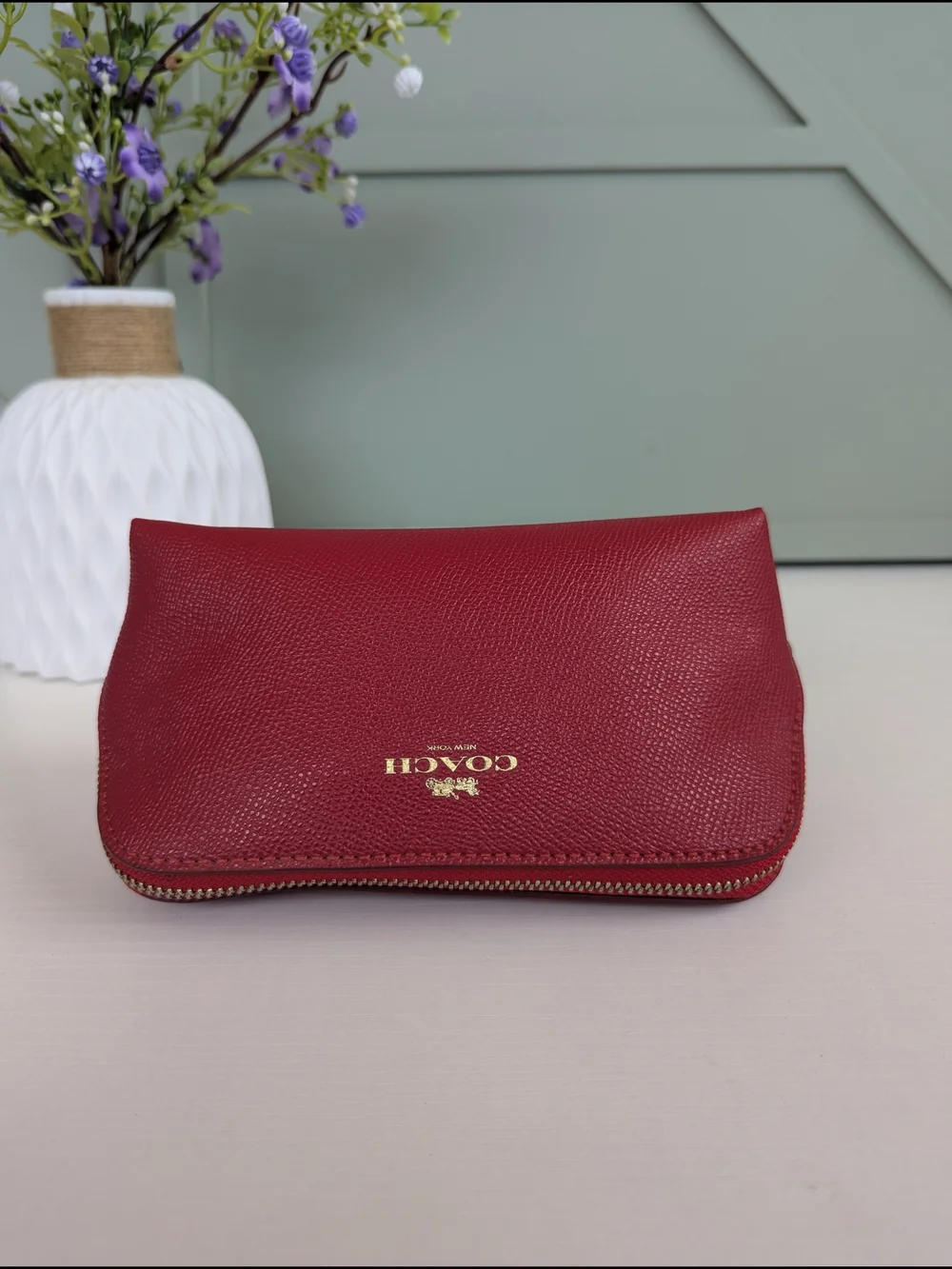 Coach cosmetic case
